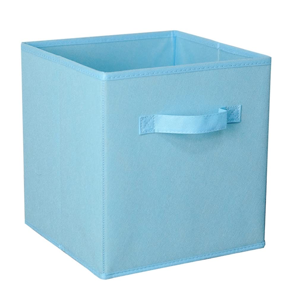 ETRGFTHU Clothes Storage Box Household Non-woven Storage Box Large Capacity Foldable Under-bed Sundries Storage Basket Odorless(Blue)