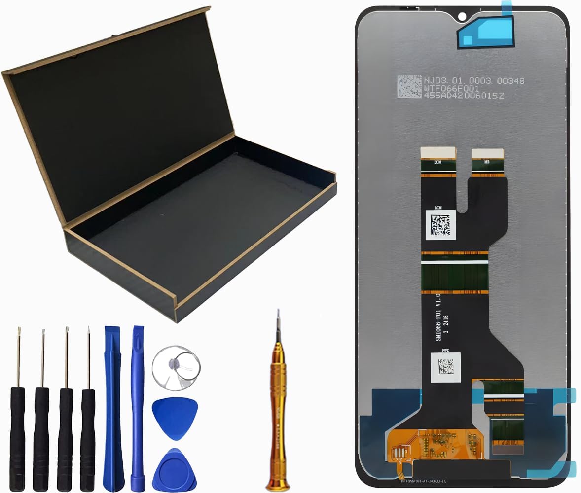 LCD Screen Display Touch Digitizer Assembly Replacement for T-Mo Bile REVVL 7 5G LCD Screen TMRV075G