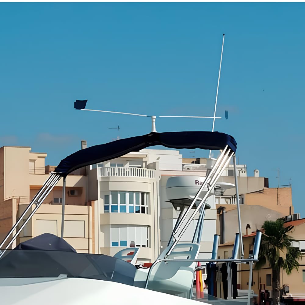 Remi Hogar Soporte StopGull Air para botavaras Eolo Náutica | Soporte Textil para Bimini | Adaptable a Todas Las Medidas | Incorpora Cintas Textiles y Cierre de Seguridad