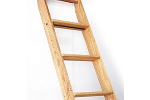 Quite Guide Library Ladder Kit, 7.7 Feet Unassembled