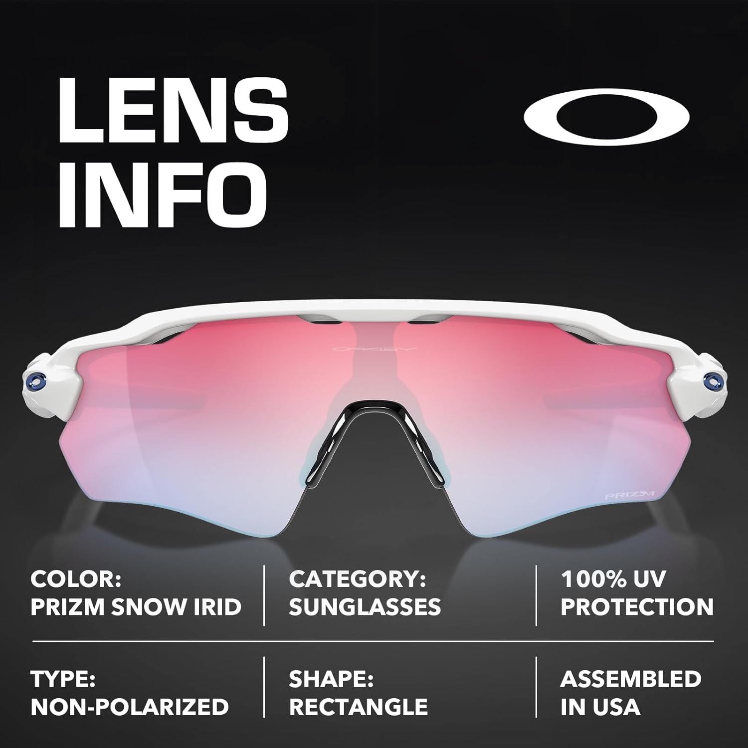 Oakley RADAR EV PATH OO9208 Rectangle Shape Sunglasses With Official Eyewear Kit