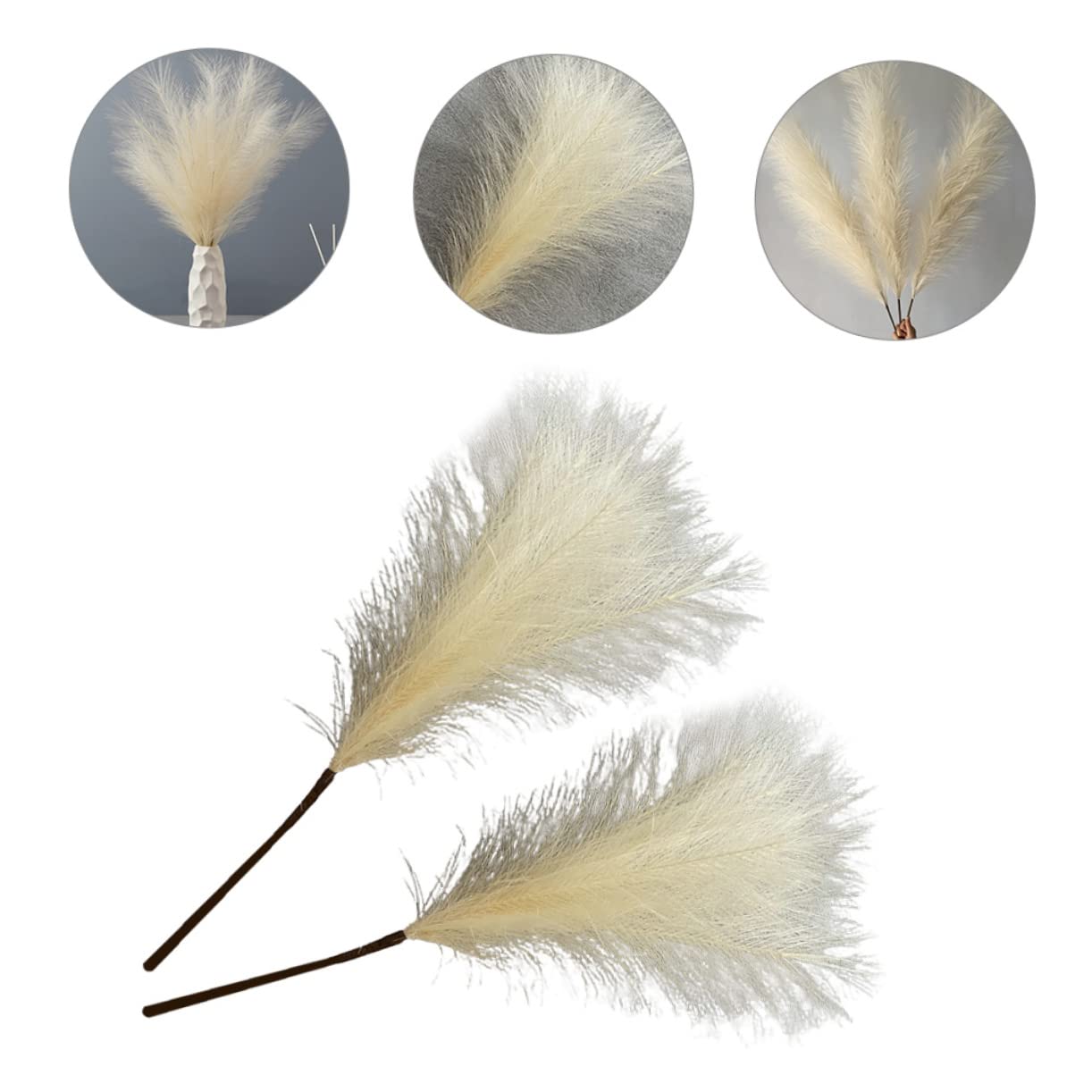 Alipis 5 Sätze Künstliche Pampas Stängel Hohe Für Hochzeit Und Zuhause Langlebig Realistisch Aus Hochwertigem Material Für Fotohintergründe Und Feierlichkeiten 2 Stücke * 5