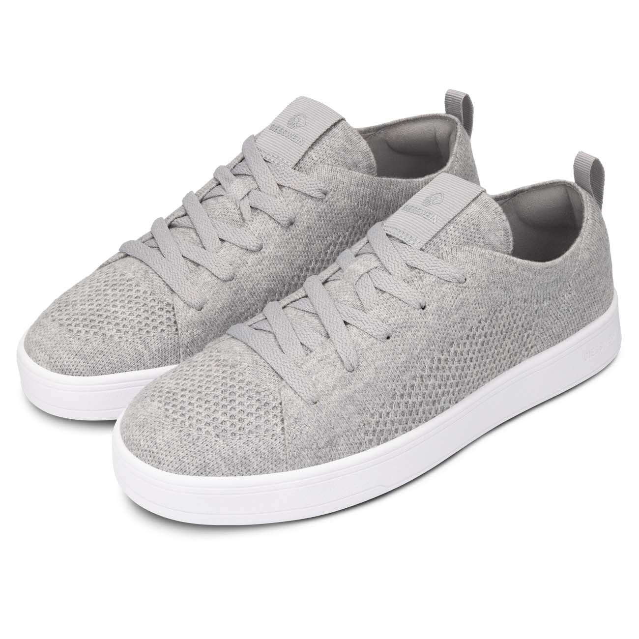 Giesswein Wool Sneaker Men - Platform Schuhe aus Merino Wool 3D Stretch | Superleichte Low-Top Halbschuhe & Schnürer – bequeme Freizeit Sneaker aus Merinowolle für Herren