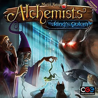 Alchemists: The King's Golem | CGE Board Game | Expansion for Alchemists Base Game with new Logic Puzzles