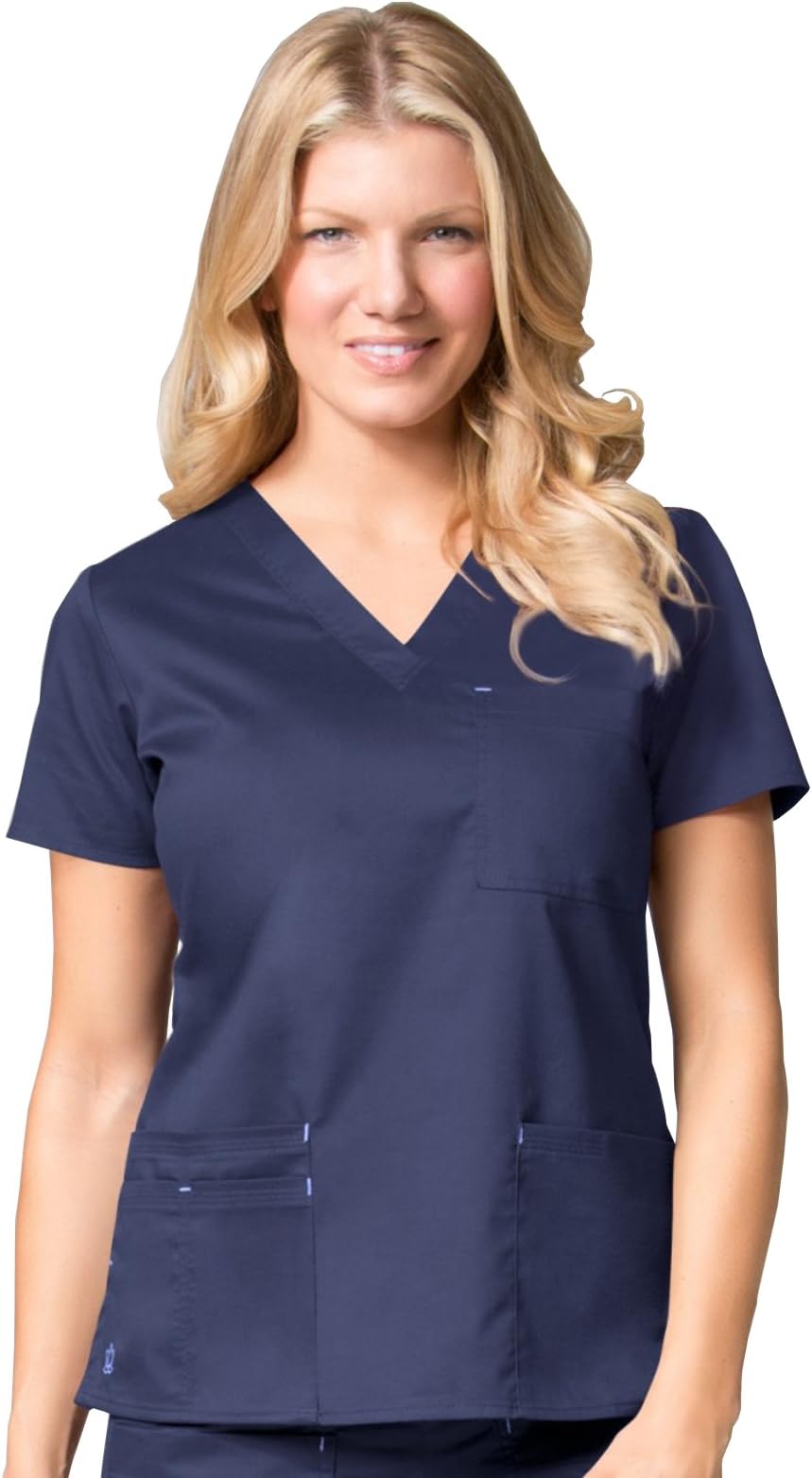 Maevn Women's Blossom 3-Pocket V-Neck Top