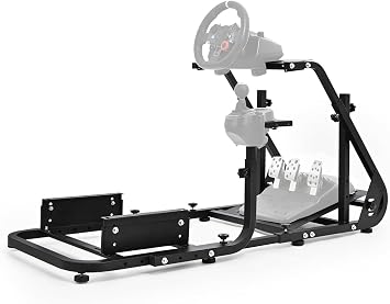 Marada Racing Cockpit Frame Fit for Logitech G25 G27 G29 G920 Without Wheels Pedals and Real Racing Seat Driving Simulator Cockpit with Capacity 220LBS