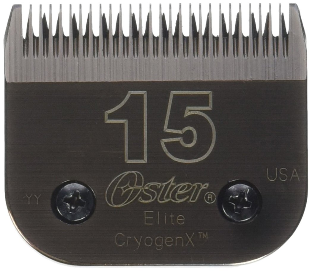 Oster Elite CryogenX Professional Animal Clipper Blade, Size 15 (078919-526-005)