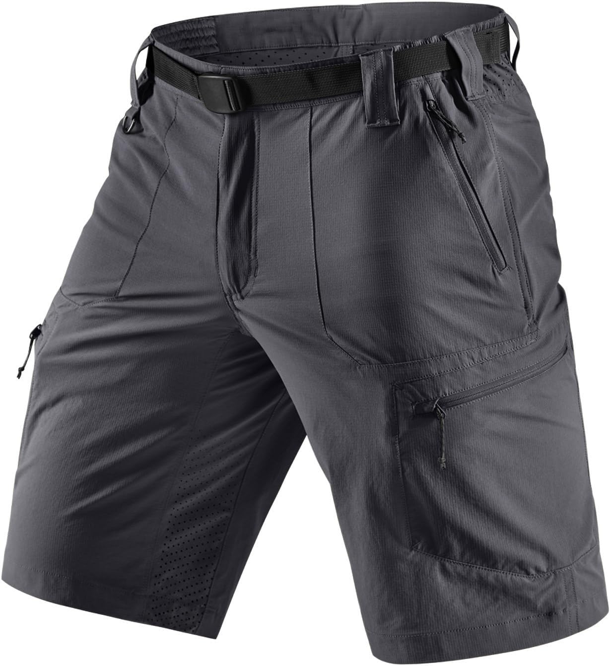 CQR Men's Quick Dry Stretch Hiking Cargo Shorts, Lightweight Water Resistant Tactical Casual, Golf & Outdoor with Pockets - Image 10