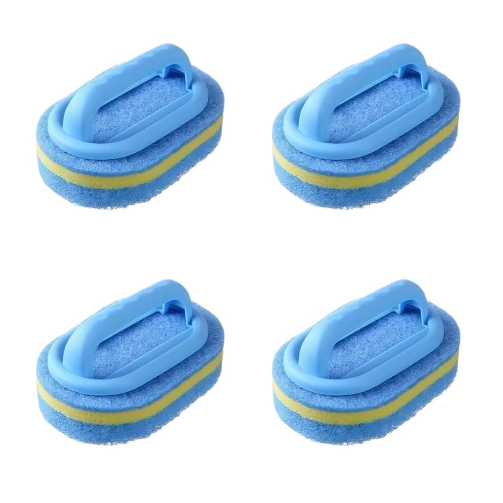 WZPTLKIBAD Cleaning Brush with Handle, Thickened Sponge Wipe