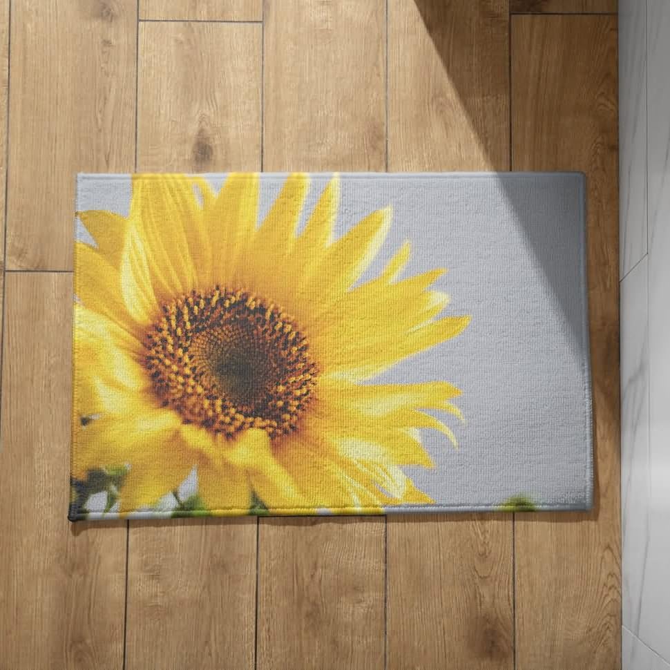 Alfombra de cocina antideslizante que evita resbalones y decora tu hogar con diseño de loto