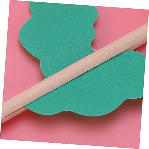 Miniatura 6 de 10 piezas de juguetes de madera para niños, juguetes a granel para niños, mini molino de viento de plástico, molinos de viento para el patio, regla