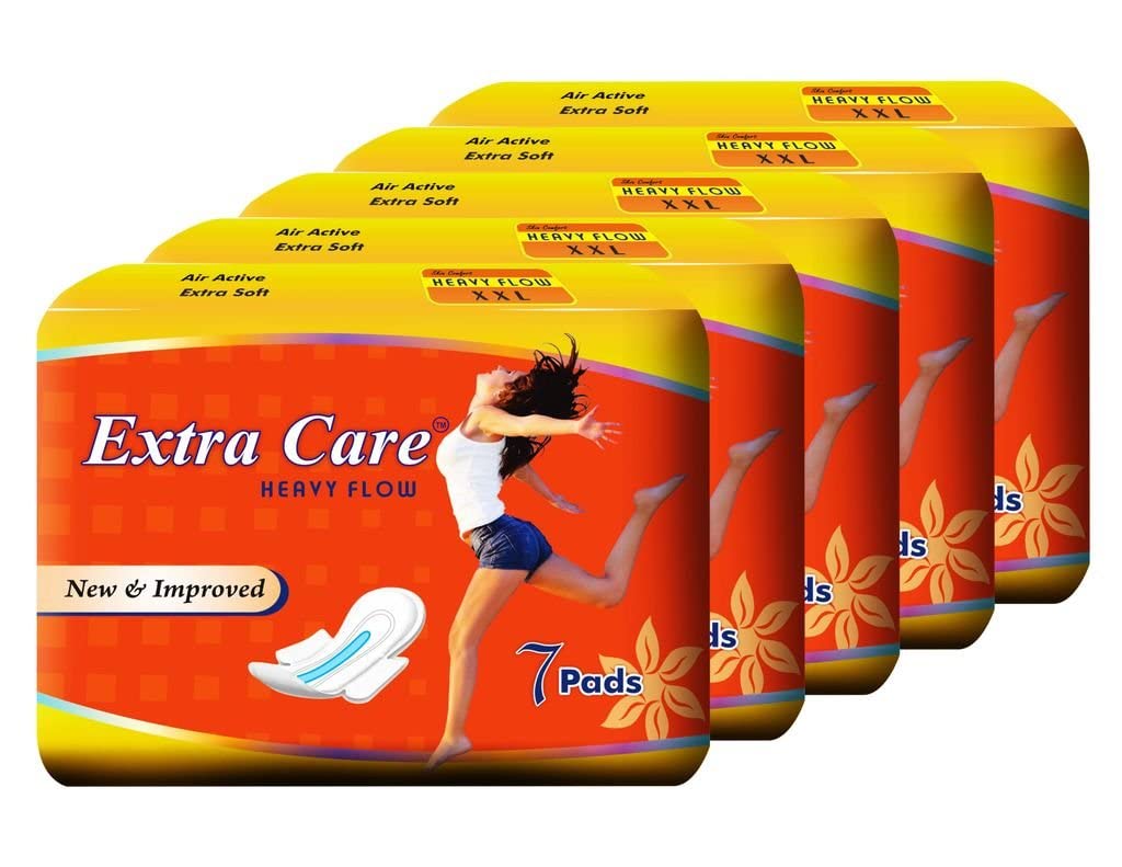 Yuzlee Extracare Heavy Flow Soft & Comfortable Sanitary Pads for Day & Night Protection Pads for Women with Wings.Anti bacterial Sanitary Pads (B0B3686SM6) Amazon Price History, Amazon Price Tracker