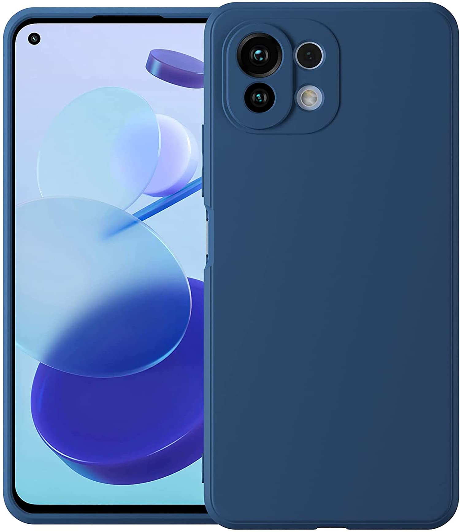 Kapa Matte Lens Protective Back Cover for Xiaomi Mi 11 Lite, Slim Silicone with Soft Lining Shockproof Flexible Full Body Bumper Case, Blue (B09F8TRB69) Amazon Price History, Amazon Price Tracker