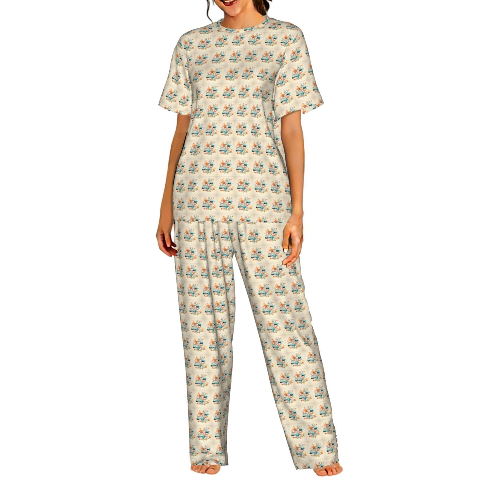 Pyjama femme chimie manches courtes, idée cadeau originale sciences - 8