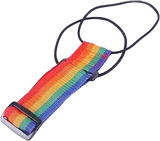 スーツケース用 旅行 荷物 ストラップ,レインボー デザイン 付き 調整 可能 な 防犯 ベルト,スーツケースストラップ - 機内持ち込み用、ダッフル、トロリー、パース、オートバイ、旅行用バックパックなどに対応