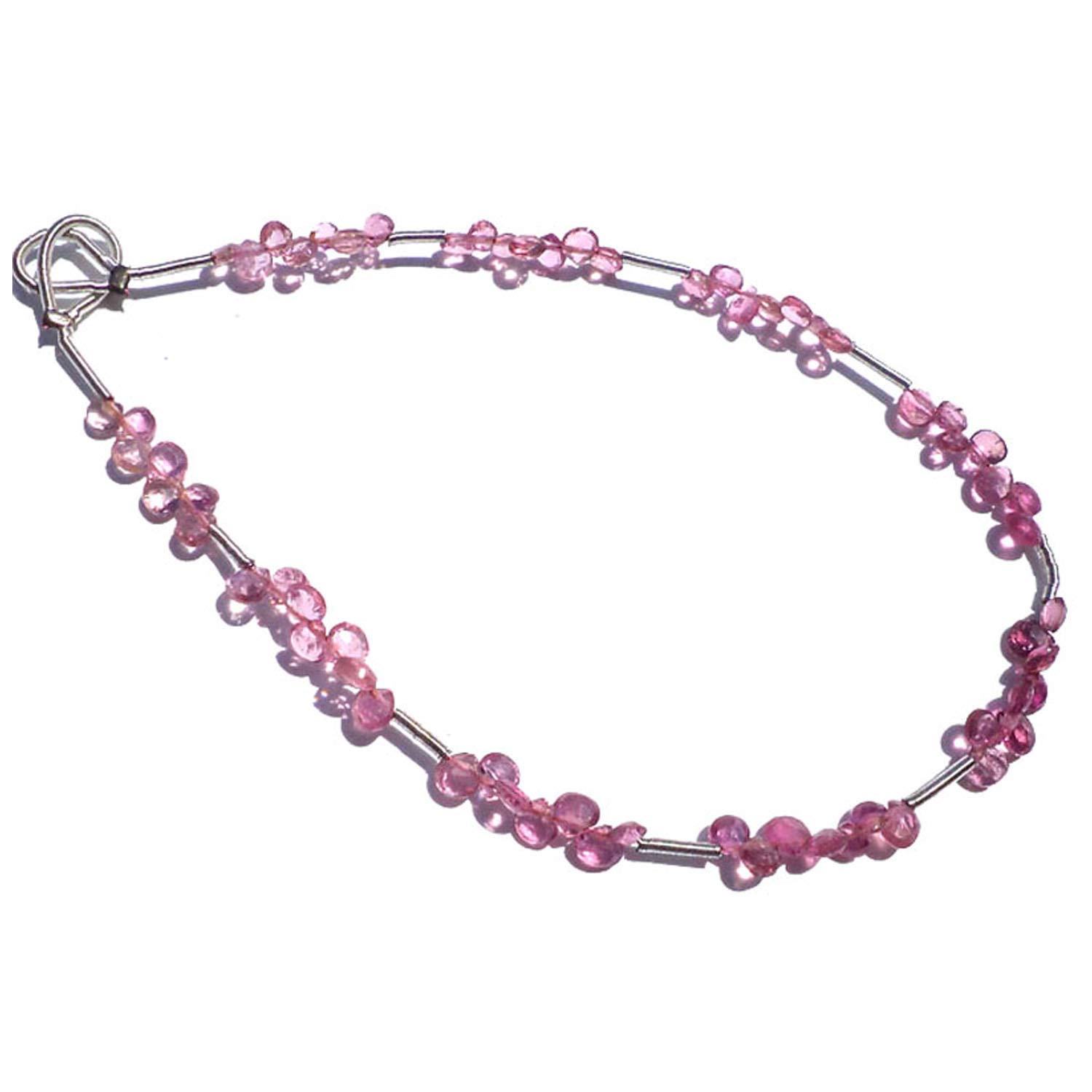 Perles de tourmaline rose pour créer vos bijoux bohèmes chic