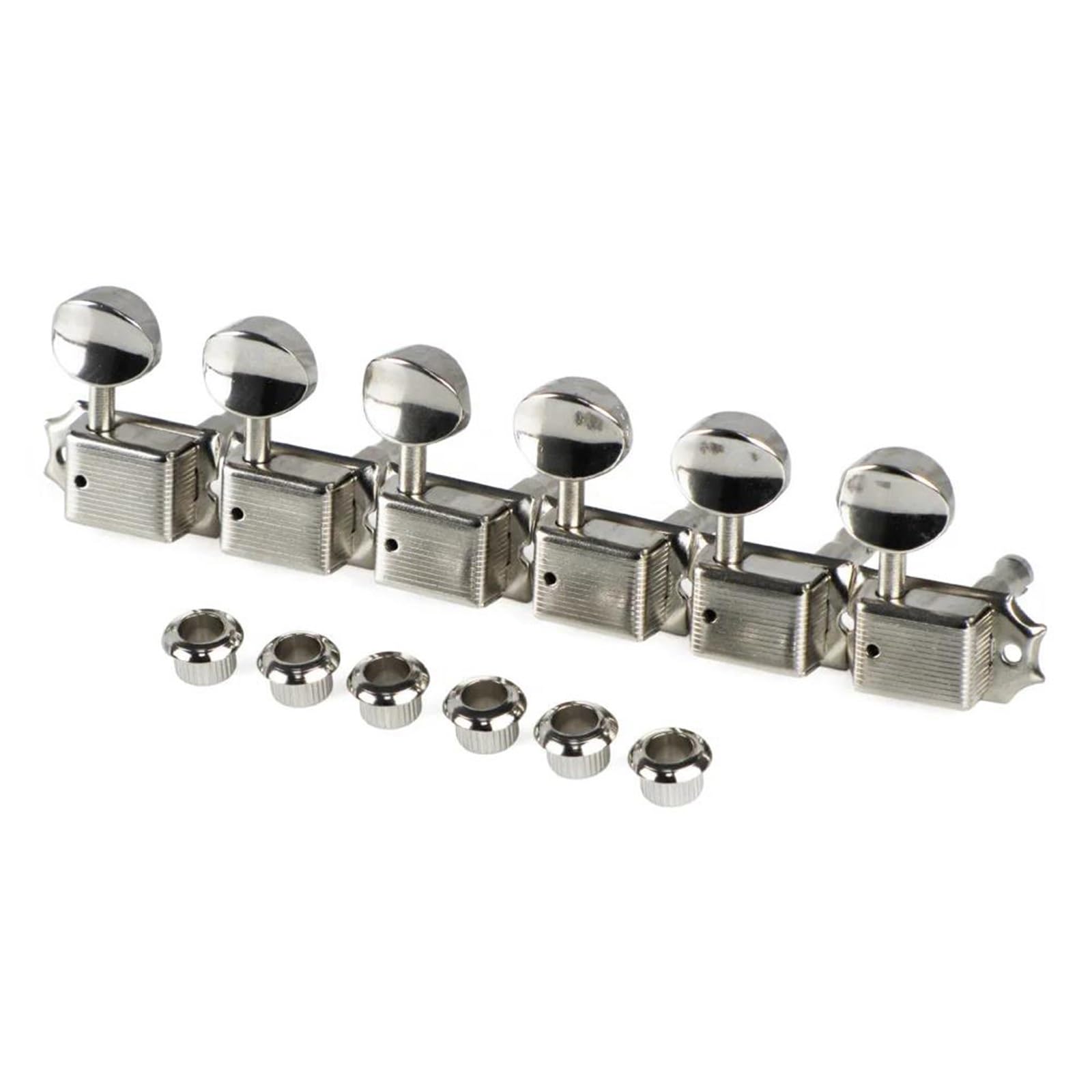 6 Mechaniken Im Vintage-Stil Für FD ST- Und TL-E-Gitarren Vernickelt Gitarrenwirbel-Set