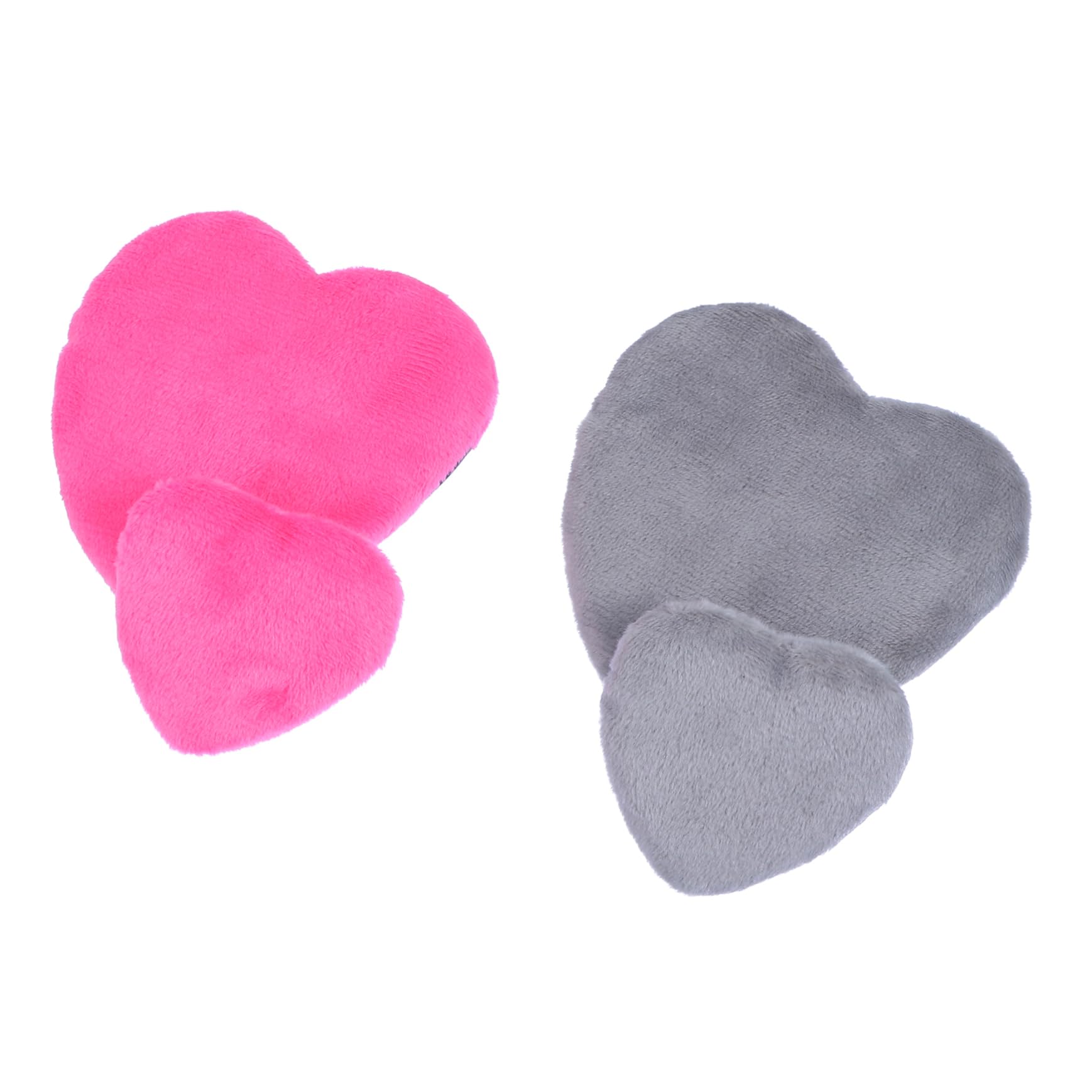 BIUDECO 4Pcs Heart Shaped Cotton Powder Puff Soft Makeup Sponges for Loose and Mineral Powder Versatile for Wet and Dry Use Easy to Clean for Foundation and Blush