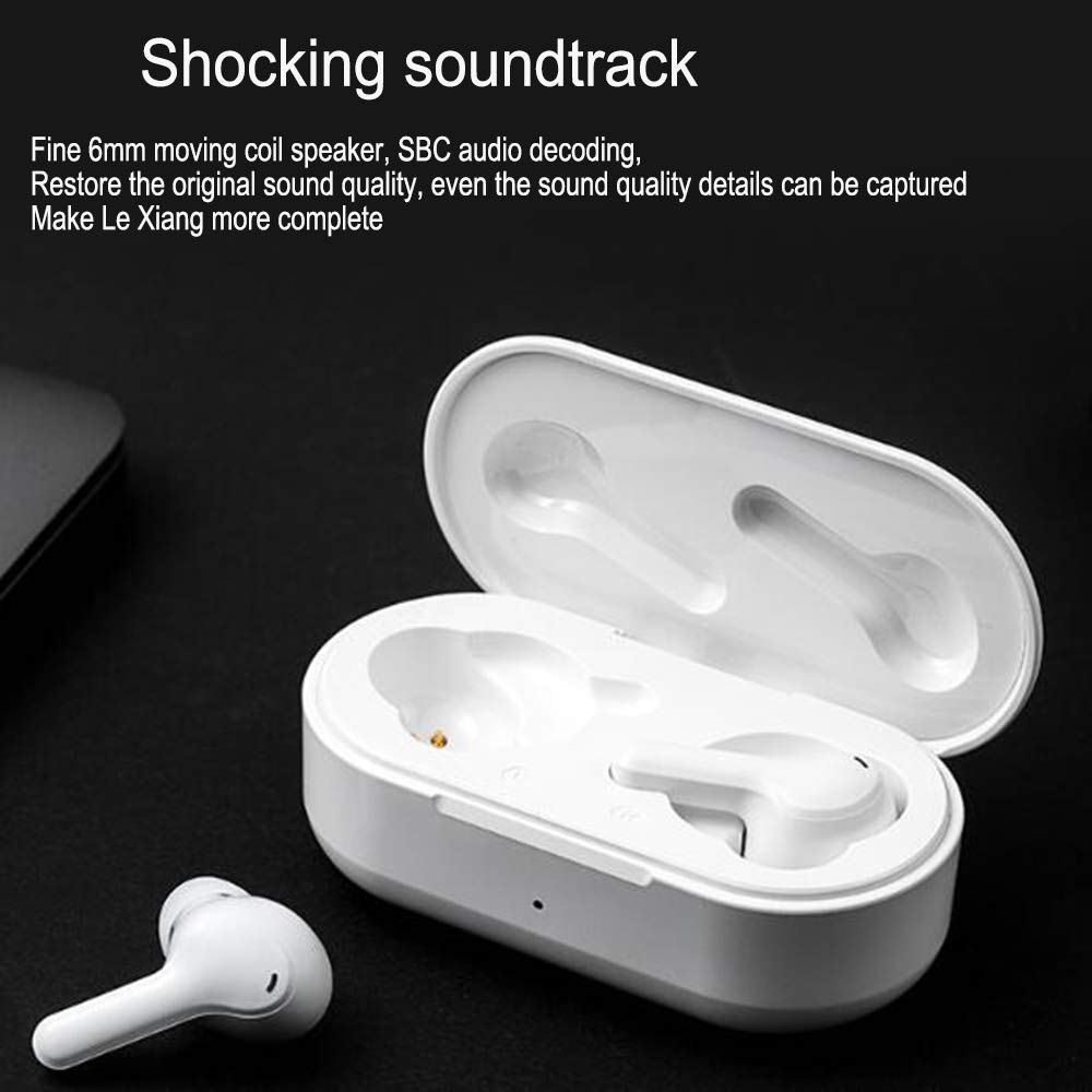 Bezprzewodowe słuchawki, bezprzewodowe słuchawki douszne Bluetooth 5.1, stereo, subwoofer, bezprzewodowe słuchawki z wodoodpornym mikrofonem o wysokiej rozdzielczości, inteligentny dotyk