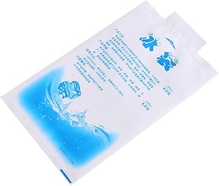 Gel Ice Pack Set 10 pezzi Riutilizzabile Struttura autosigillante Impacchi di ghiaccio Gel Borse di raffreddamento per alimenti Verdura Vino Uso medico industriale(400ml)