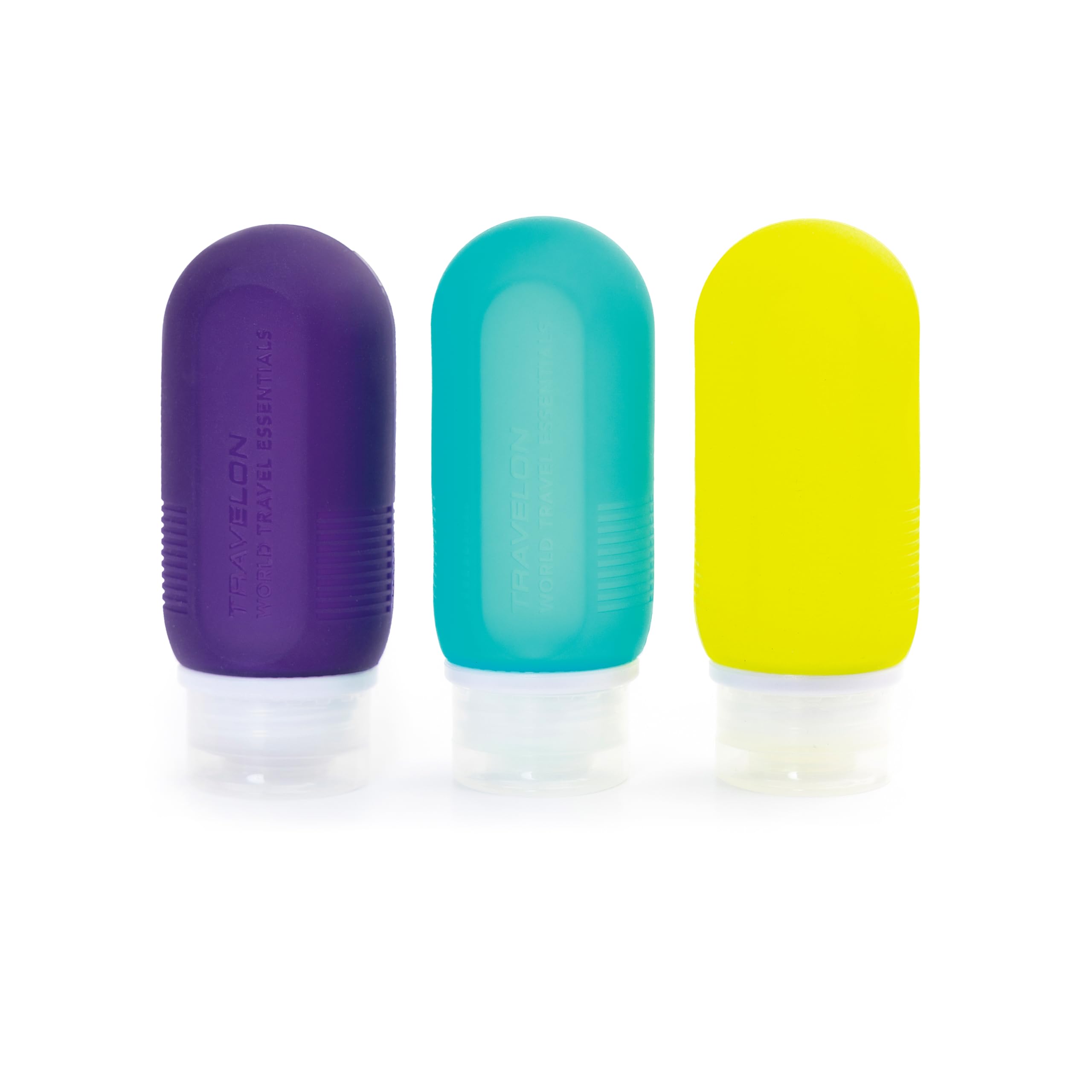 Travelon World Travel Essentials Set of 3 Leakproof 3 oz. Travel Tubes