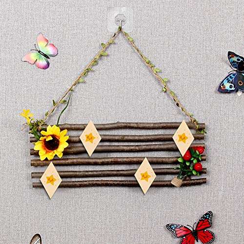 Olycraft WOOD-OC0001-19-EU13 50Pcs Wood Pieces Unfinished Wood Rhombus Pieces Natural Wood Rhombus Cutout Shape Wood Rhombus Blank Slices thumb #6