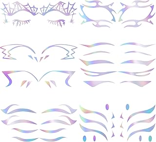 ANCIRS Paquete de 6 calcomanías holográficas ...