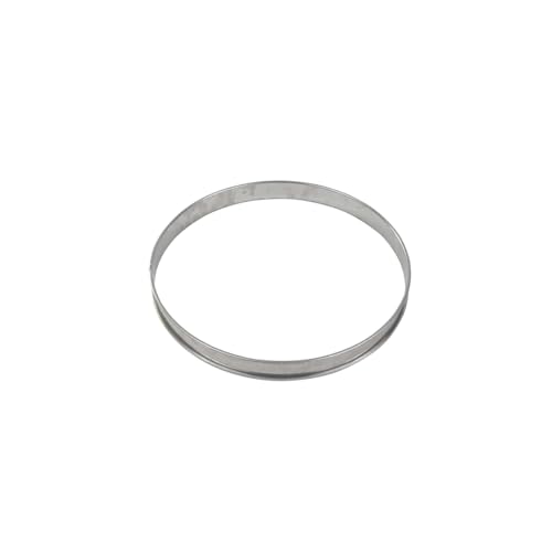 GOBEL - Anillo para tartas de acero inoxidable Ø 20 cm - Anillo para tartas con bordes enrollados - Altura 2 cm - Desmoldeo rápido y perfecto - Calidad superior - Fabricado en Francia
