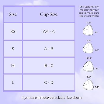 love & nuuna Double Sided Sticky Push Up Bra Inserts - Reusable Adhesive Bra with Padding - Sticky Bra for Dresses Bikinis