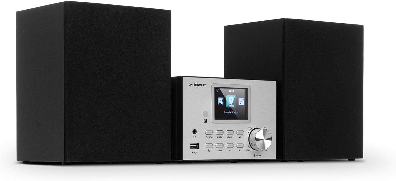 oneConcept Streamo WLAN Radio mit DAB/DAB+ und UKW