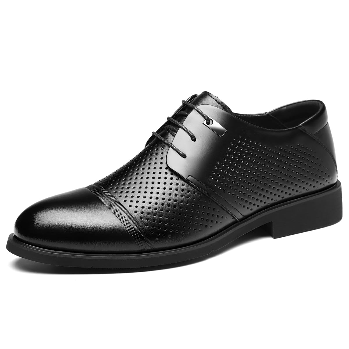 Scarpe Oxford Eleganti da Uomo Scarpe da Cerimonia in Pelle Punta affilata, comode, Antiscivolo, per Business Feste e Matrimoni