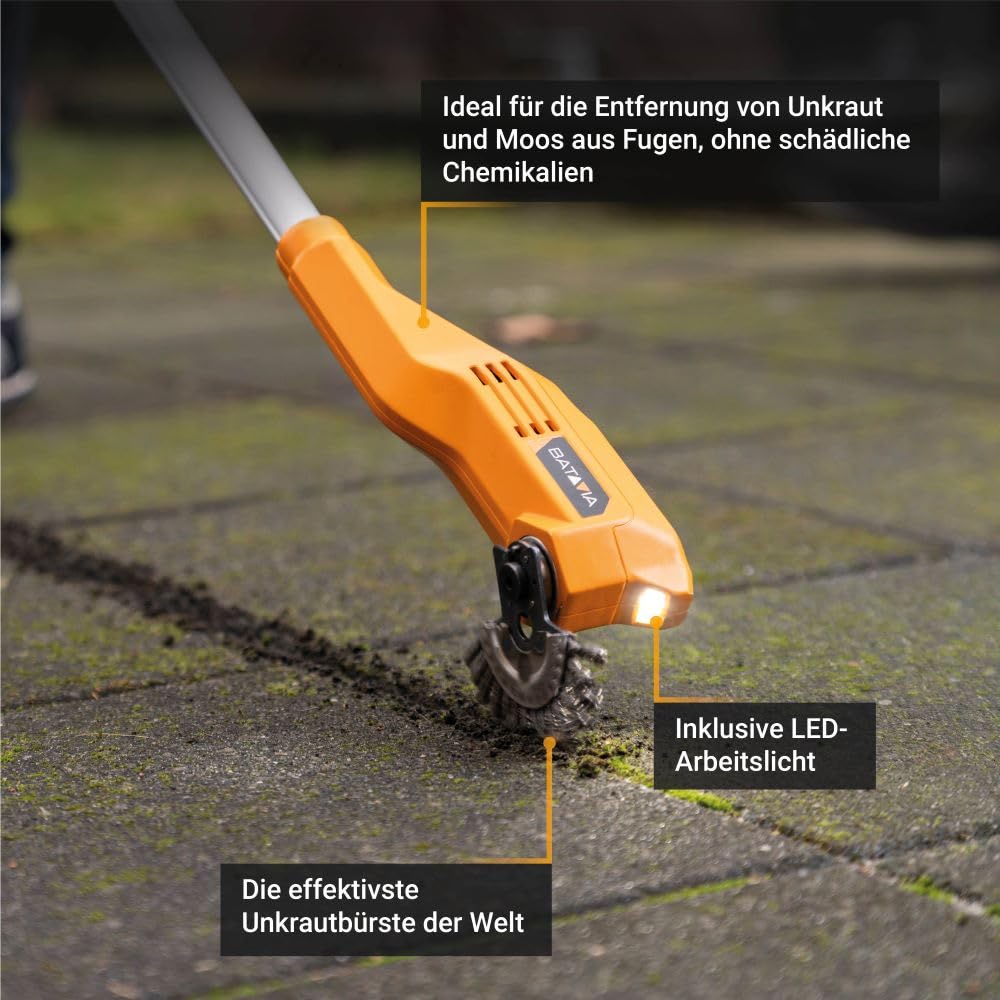 Batavia 12V Fixxbrush Akku-Unkrautbürste - für Werkstatt & Garten
