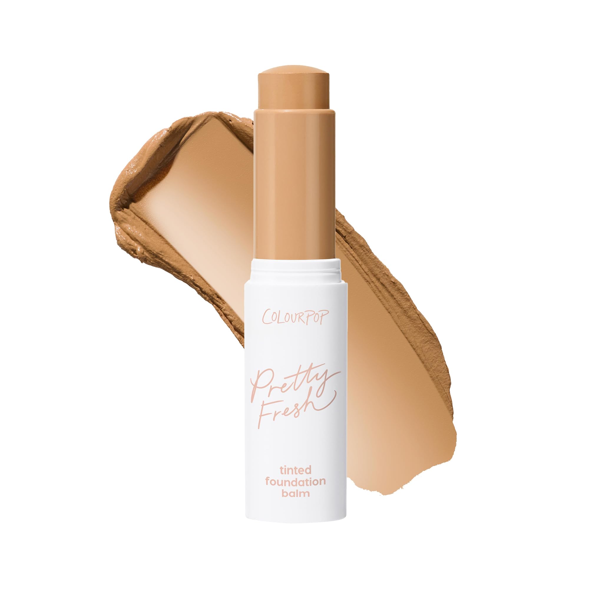 ColourPop Pretty Fresh Tinted Foundation Stick - Balm to Cream Foundation with Light to Medium Coverage - Infused with Hydrating Hyaluronic Acid,