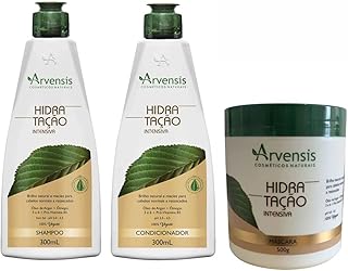 Kit Hidratação Shampoo Condicionador Máscara 500g Arvensis