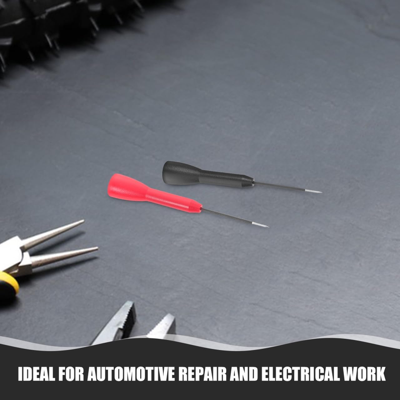 Multimeter Probes with 2Mm Piercing Needles Universal Non-Destructive Wire Test Leads for Automotive Electrical Repair and Accurate Measurement