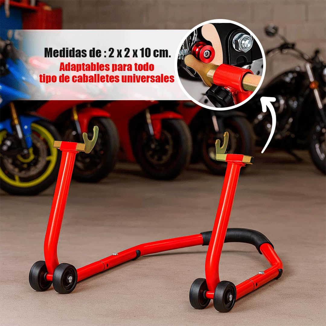 ADAPTADOR DIABOLOS Válido para nuestros CABALLETES DE MOTOS marca RZ TOOLS