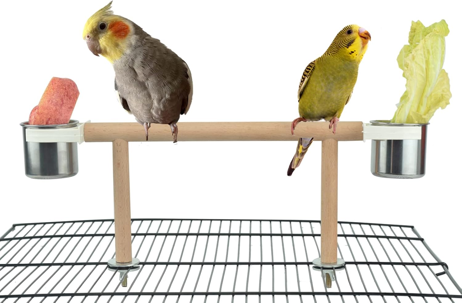 Beech Wood Bird Feeder Set