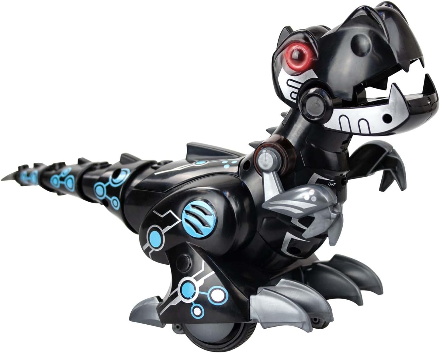 YCOO Train My Dino II - Interactive Dinosaur Toy with Gesture Control & Remote, Fun Robot Toy for Kids with2 Play Modes (Wild & Mild), Intelligent Sensor, Fun Chasing Action, for Kids 5+