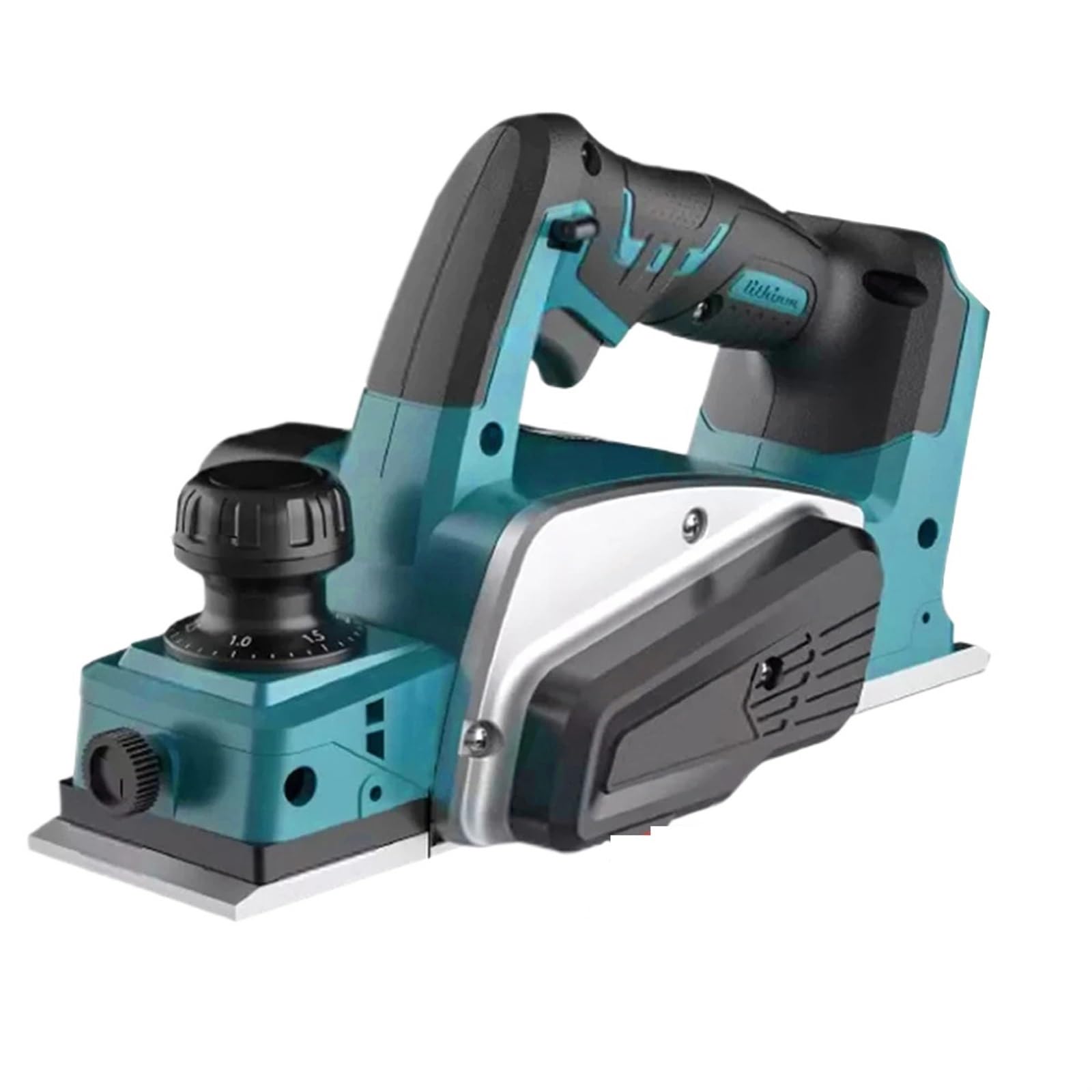 Seveqis One Color Planer, 15000Rpm Rechargeable Electric Planer Cordless Handheld Wood Cutting Woodworking Fit