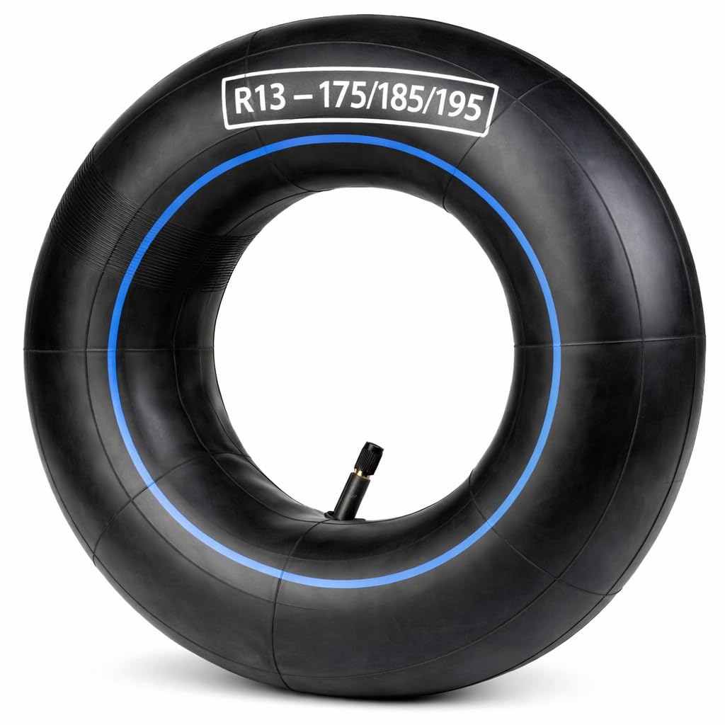 Chambre à Air R13 TR13 Butyl Renforcée – Compatible 175/65-13 à 195/70-13 – Haute Étanchéité – Pour Remorque, Voiture, Quad, Tracteur Léger – OUTILE