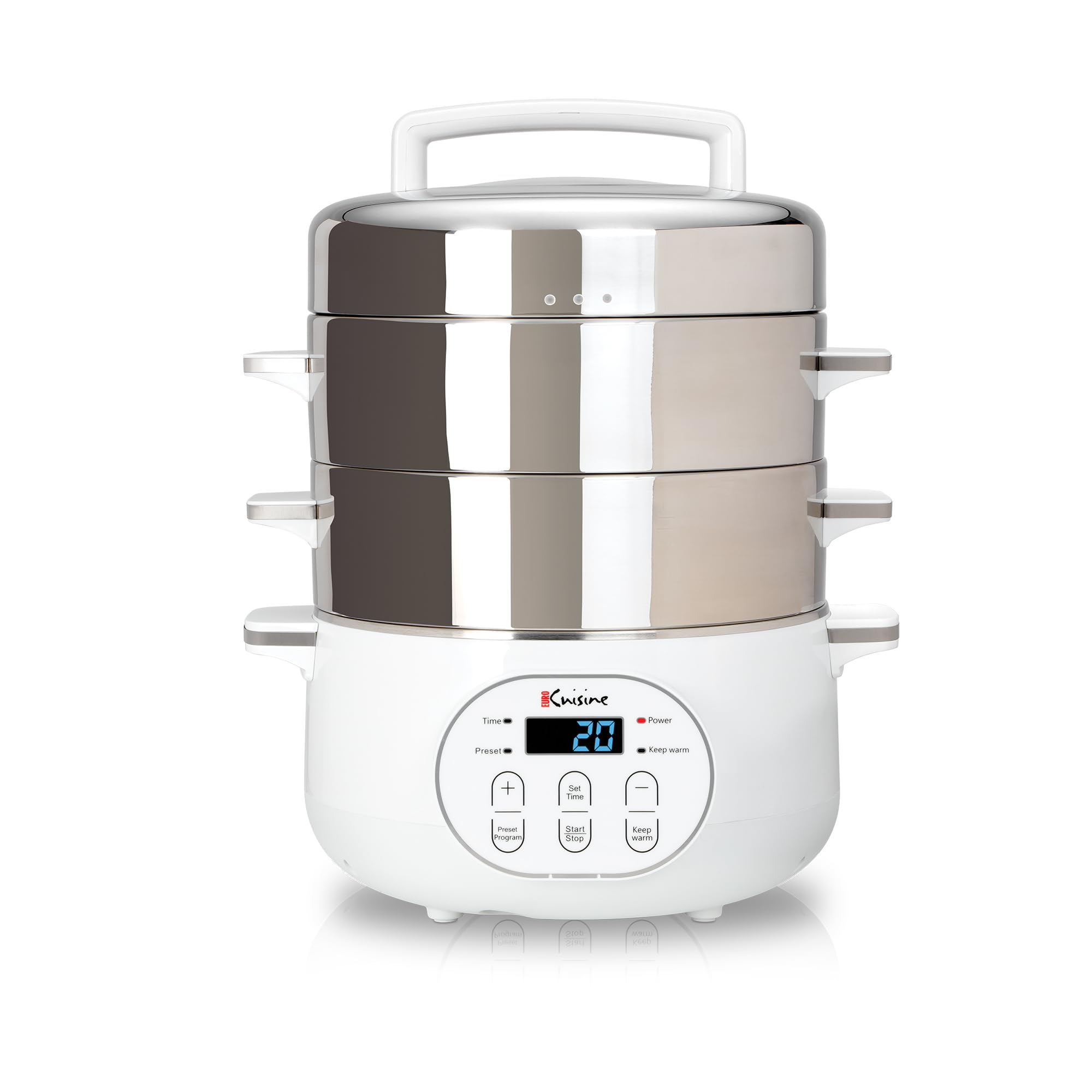 Amazon.com: Euro Cuisine FS2500 Electric Food Steamer, Versatile