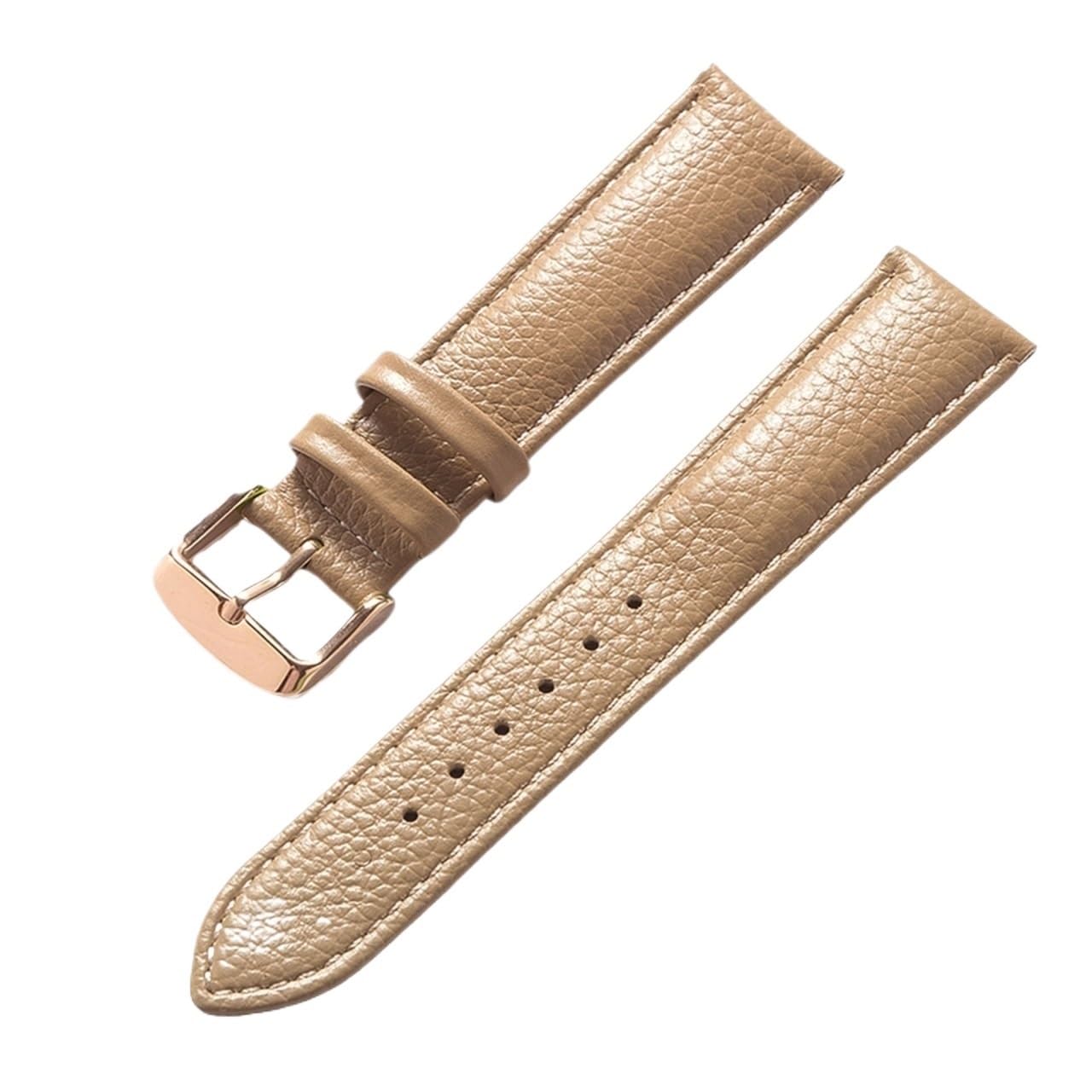 INEOUT Bracelet En Cuir Souple À Motif De Litchi Bracelet En Cuir For Femmes 16mm18mm20mm22mm Accessoires For Bracelet De Montre