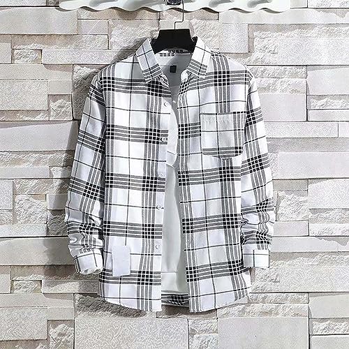 Camisa para Hombre de Manga Larga a Cuadros miniatura 2