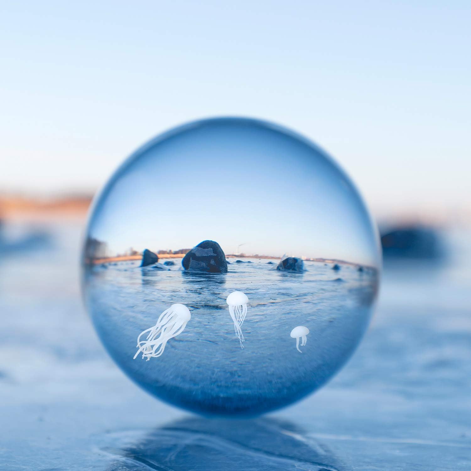 Dive into Creativity: 16-Piece Handmade Jellyfish Resin Filler for Stunning DIY Jewelry!