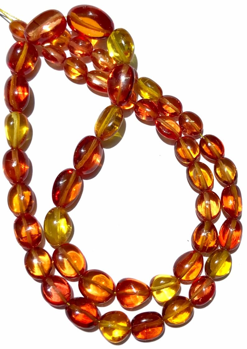 Saphir naturel haut de gamme Padparadscha perles de 5 à 8 mm pour l'orfèvrerie créative