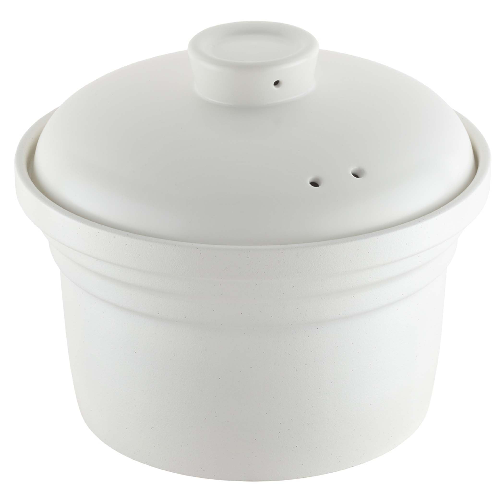 Catler Cuociriso in ceramica CR 600, 2,5 l, ciotola interna in ceramica stile Donabe, 6 programmi automatici, display touch digitale, preimpostato 24 ore, funzione mantenimento caldo