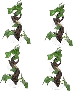 NOLITOY 4 Peças Recipiente De Vidro De Resina De Simulação Decoração Botânica Tanque De Terrário Tanque De Peixes Registro Betta Tanque De Répteis Pintado Cerâmica Caranguejo Brinquedos