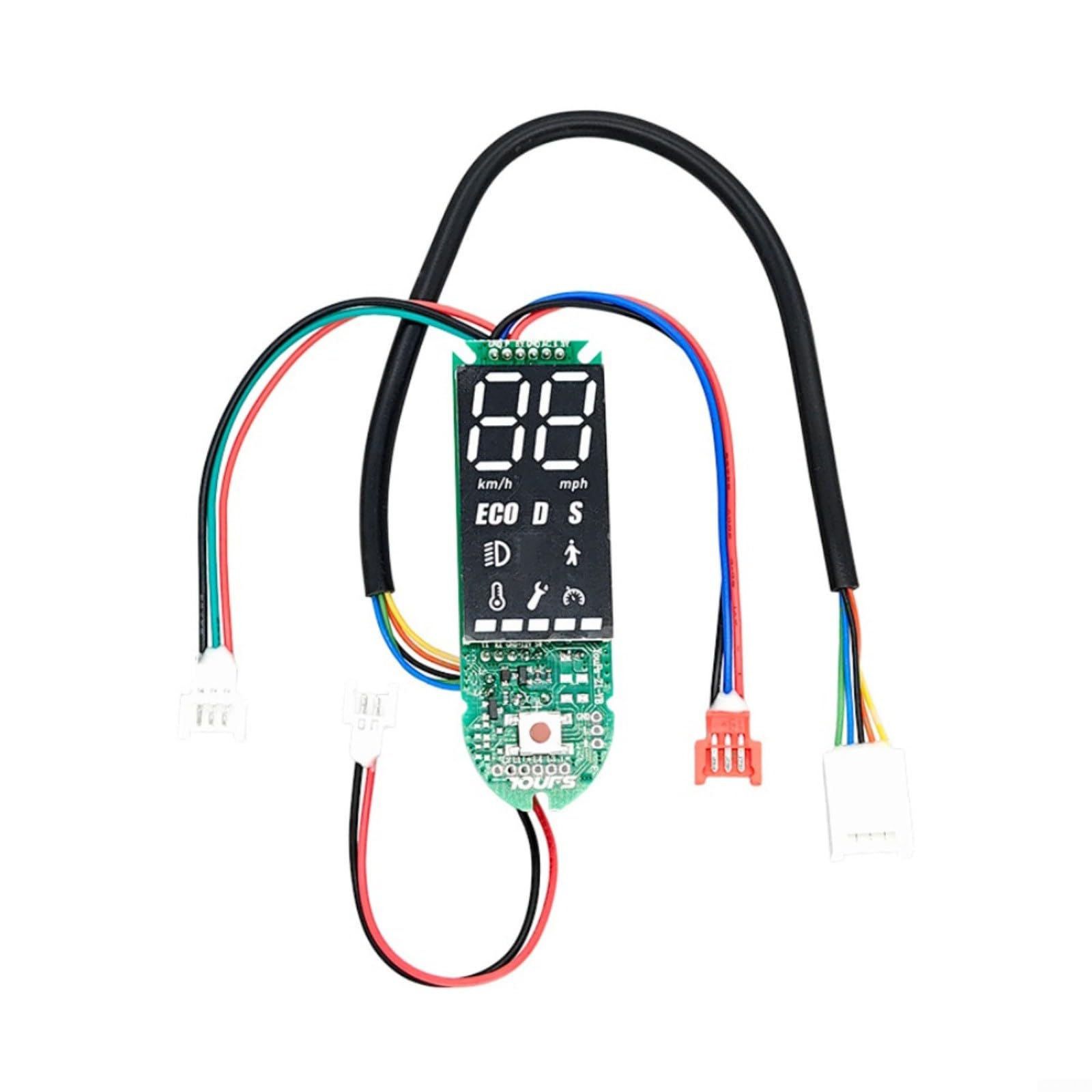 Kit de actualización de scooter eléctrico de 36 V 500 W con pantalla, acelerador y luces compatible con Xiaomi de 10 pulgadas
