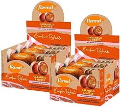 Flormel Bombom Redondo com Recheio de Caramelo (Display com 10 Unidades de 37,5 Gramas)