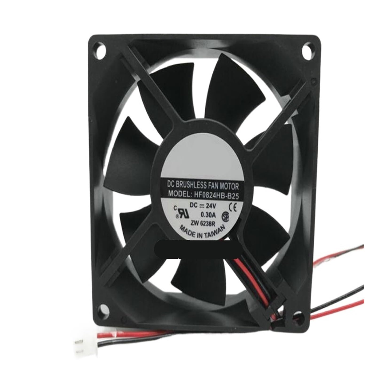 CZVJUKBYP HF0824HB-B25 24V 0.30A 8CM 8025 2-Wire Inverter Fan